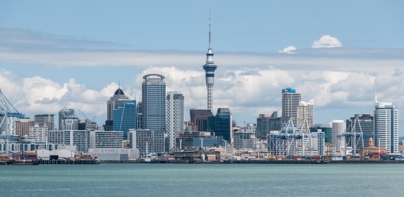 Auckland Skyline as seen from Devonport 20100128 3